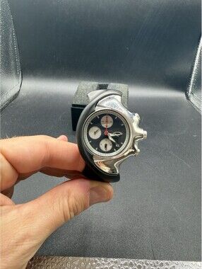 Oakley Detonator Polished/Black Dial Watch